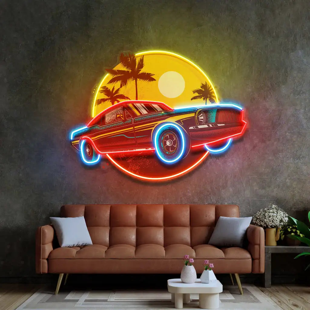 Car Neon Sign Light UV Printing