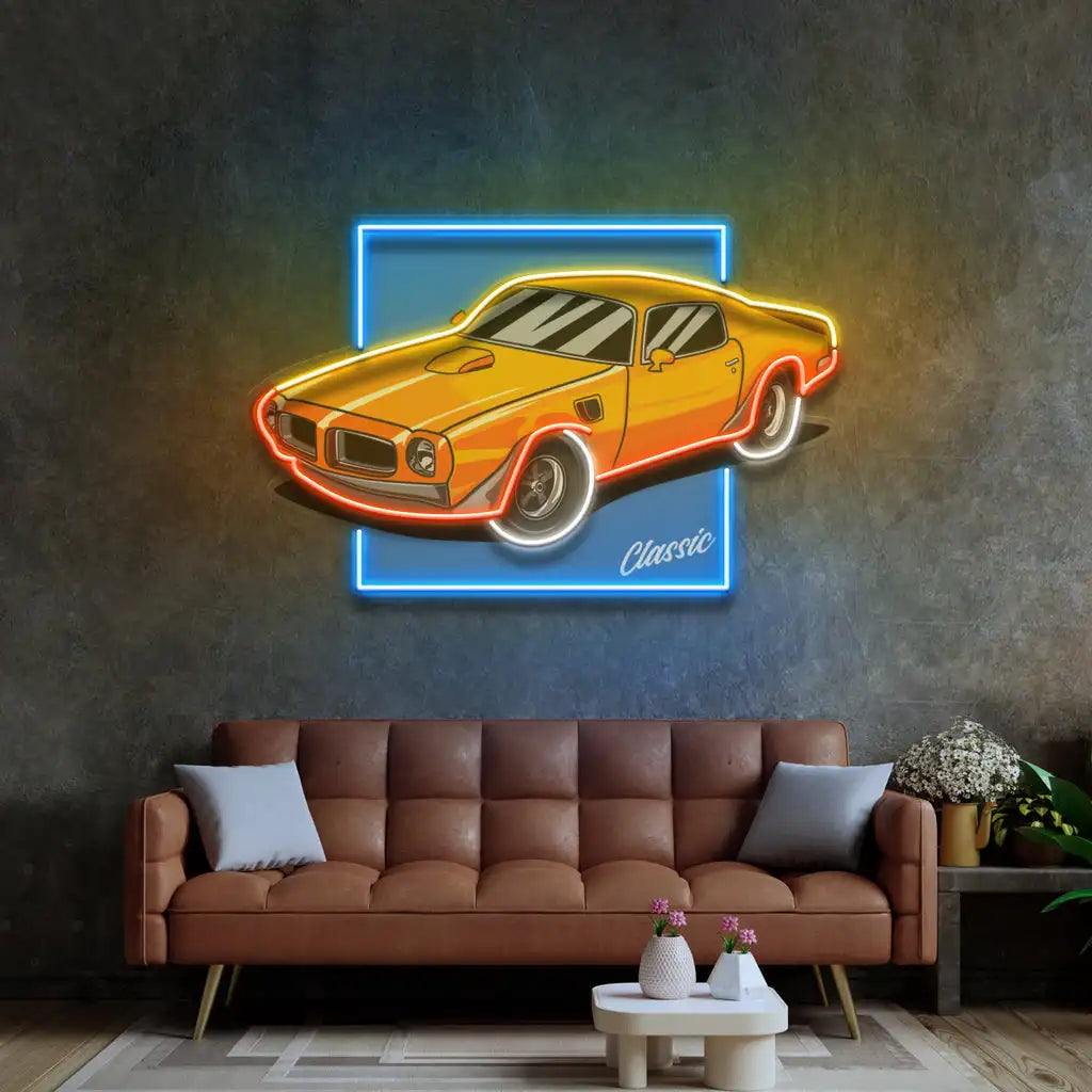 Car Neon Sign Light UV Printing